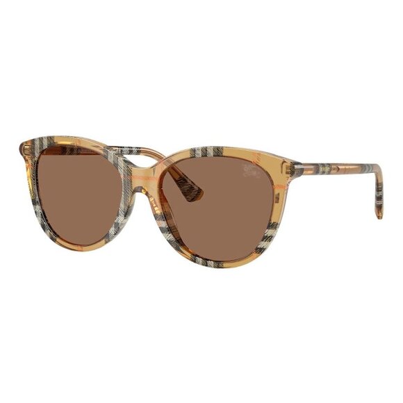NEW BURBERRY BE4455 4163/73 SUNGLASSES BROWN WOMEN BE4455 416373 - Picture 1 of 3